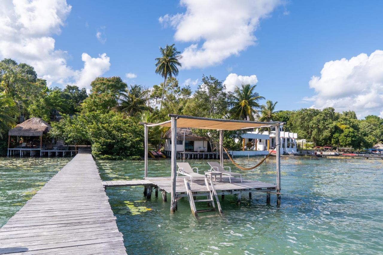Lagoon Front Hut: Daily Cleaning, Bikes & Kayaks! Bacalar Exteriér fotografie