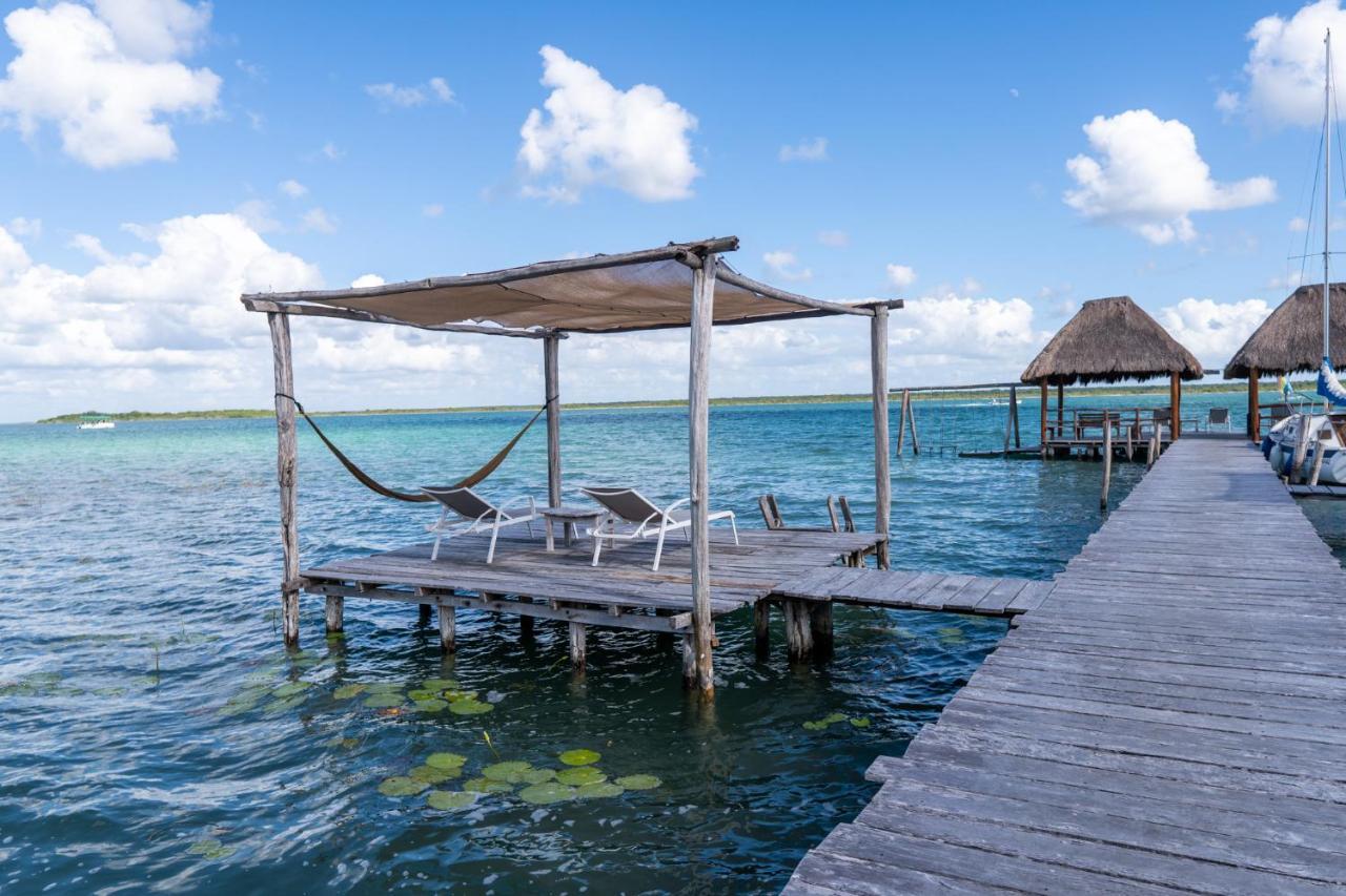 Lagoon Front Hut: Daily Cleaning, Bikes & Kayaks! Bacalar Exteriér fotografie