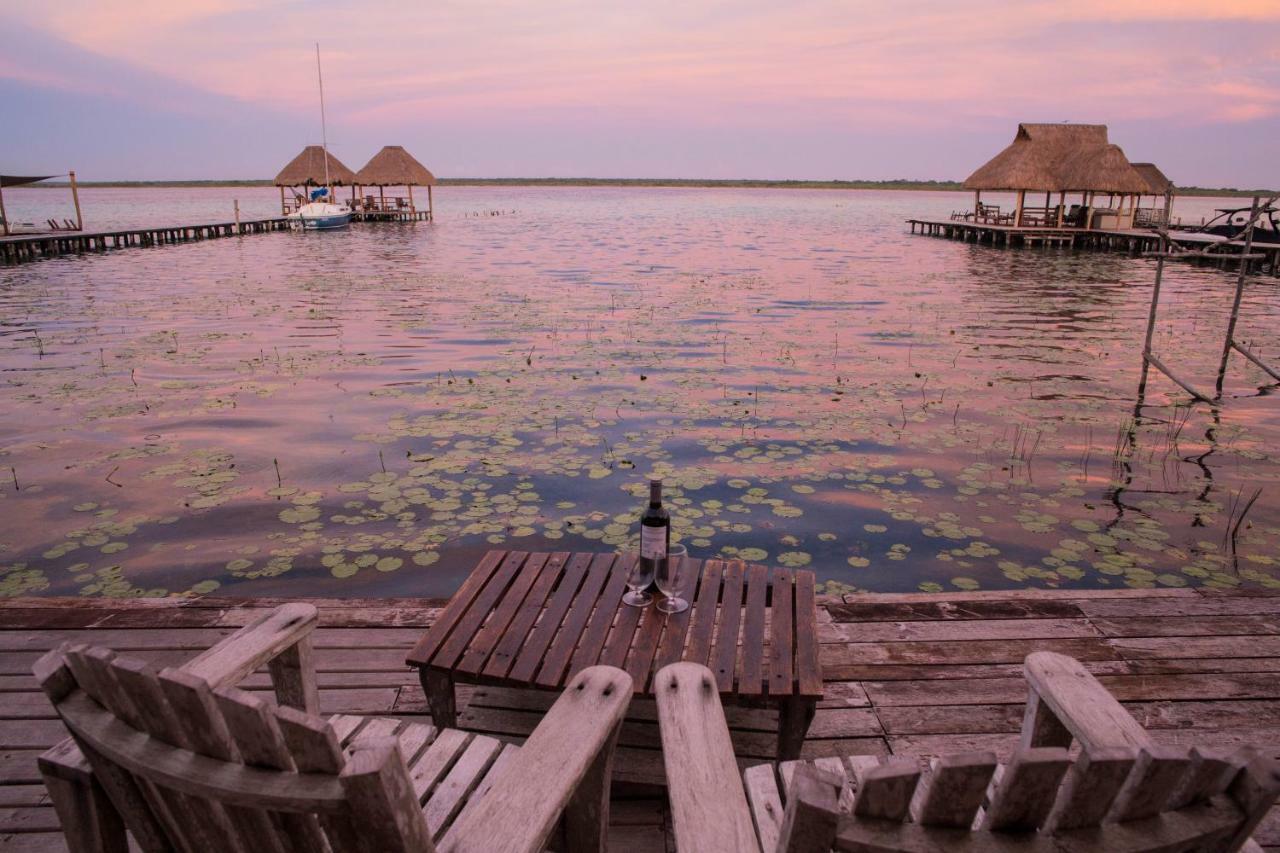Lagoon Front Hut: Daily Cleaning, Bikes & Kayaks! Bacalar Exteriér fotografie