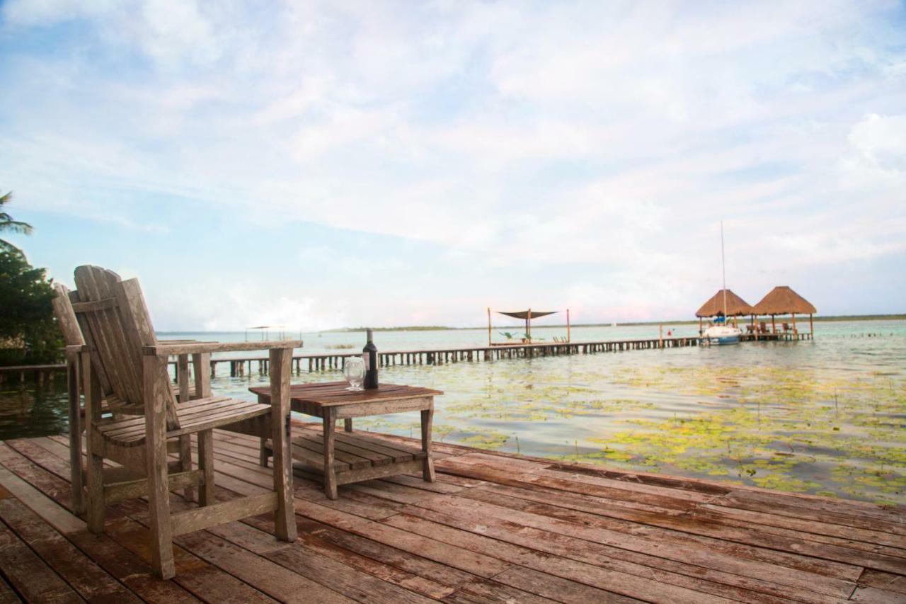 Lagoon Front Hut: Daily Cleaning, Bikes & Kayaks! Bacalar Exteriér fotografie